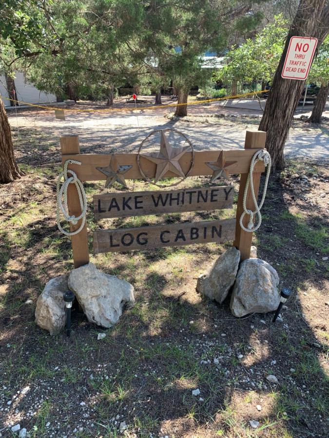 Lake Whitney Log Cabin Lakewood Harbor Buitenkant foto