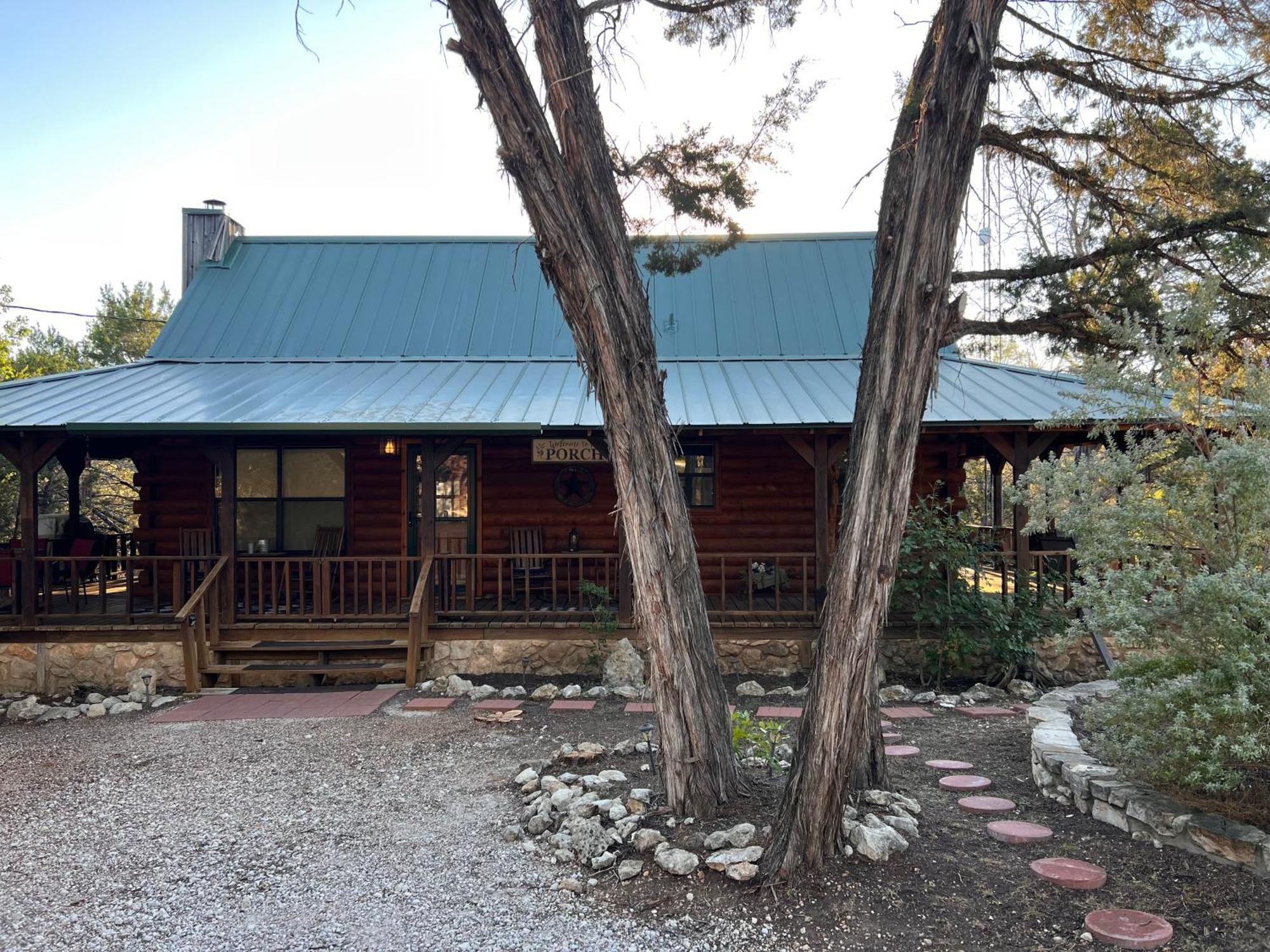 Lake Whitney Log Cabin Lakewood Harbor Buitenkant foto