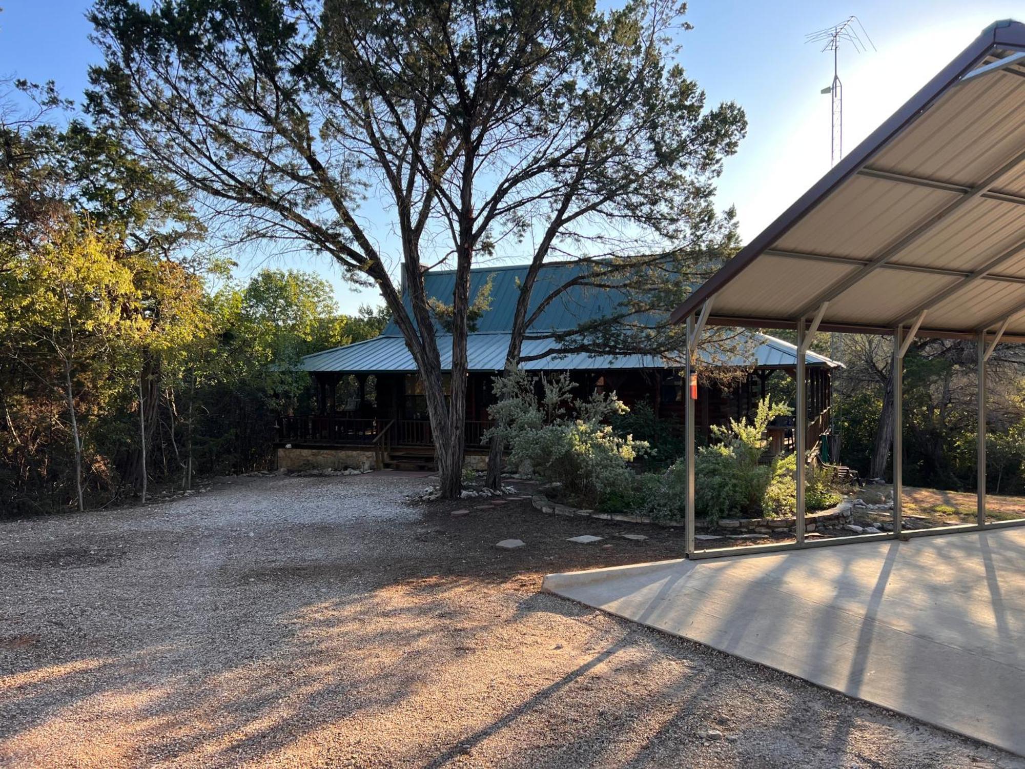 Lake Whitney Log Cabin Lakewood Harbor Buitenkant foto