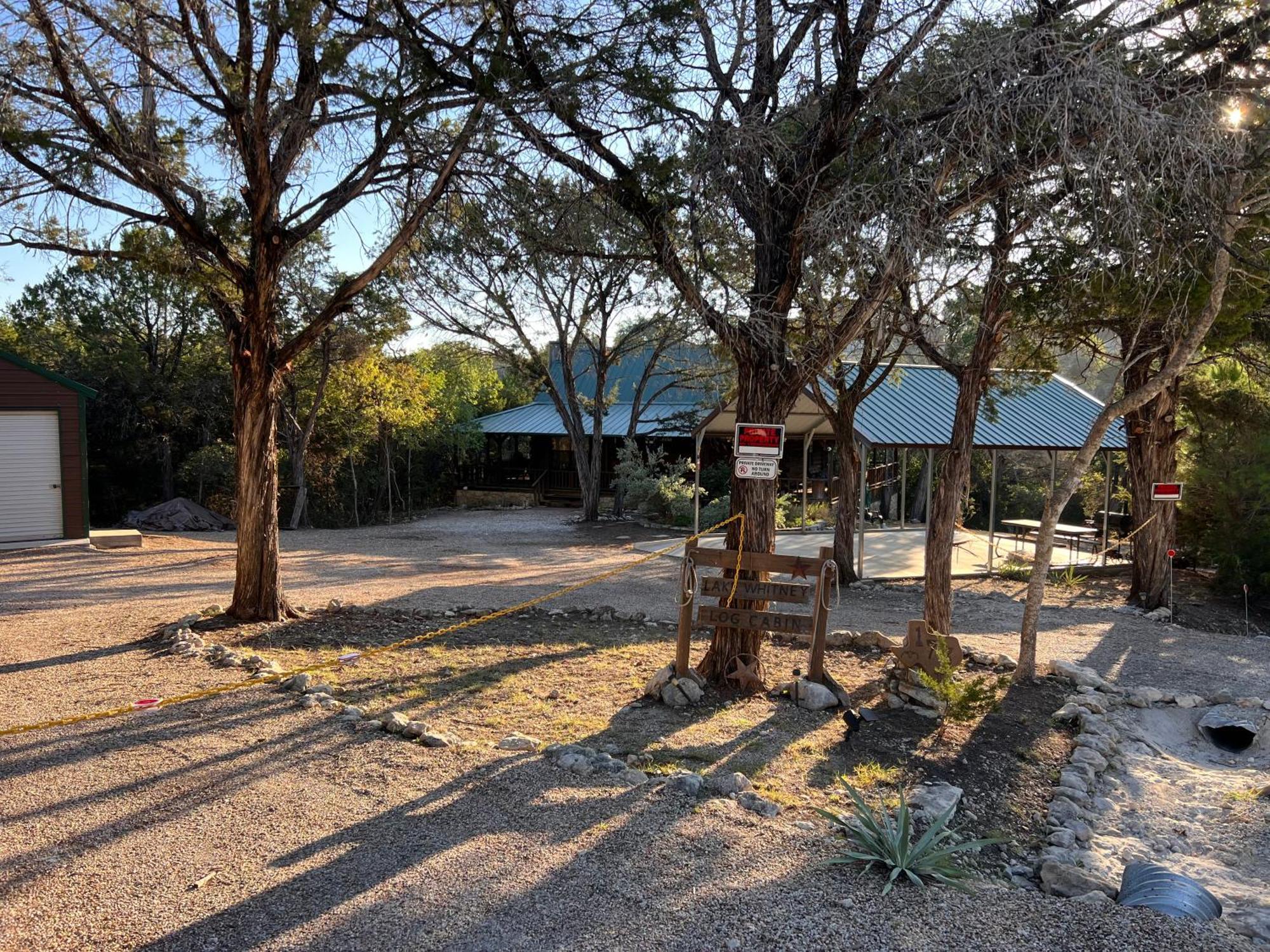 Lake Whitney Log Cabin Lakewood Harbor Buitenkant foto
